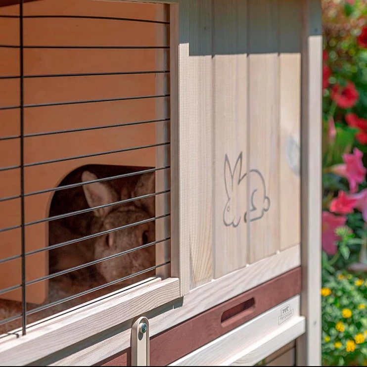 Клетка Ferplast RANCH 100 BASIC для кроликов деревянная