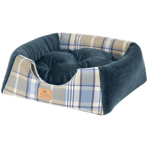 Домик-трансформер Ferplast EDINBURGH синий с двухсторонней подушкой