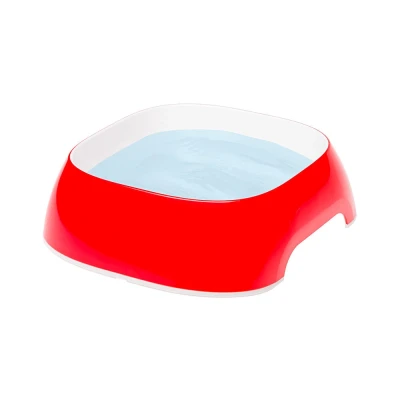 Миска Ferplast GLAM SMALL пластиковая красная 0,4л