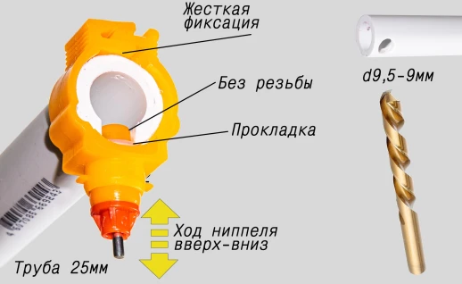 Ниппельная поилка НП7
