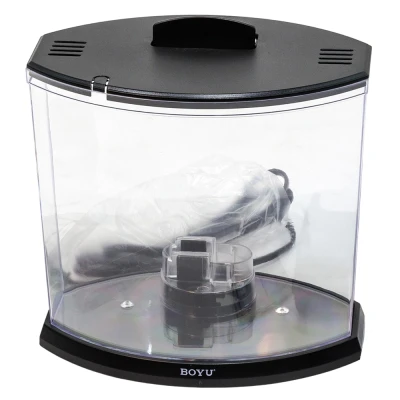 Аквариум Boyu DY-1 Desktop панорамный 3,6 л, настольный с фильтром и светильником