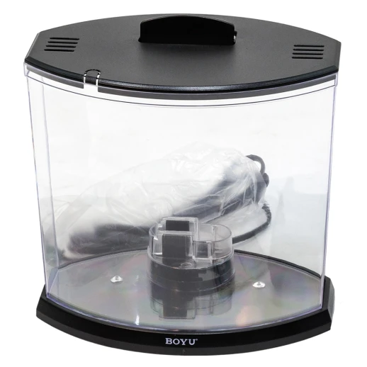 Аквариум Boyu DY-1 Desktop панорамный 3,6 л, настольный с фильтром и светильником