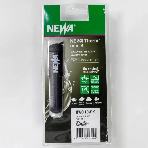Нагреватель для воды аквариума Newa Therm Mini NWO-10K 230V 50Hz 10W автоматический до 15 л