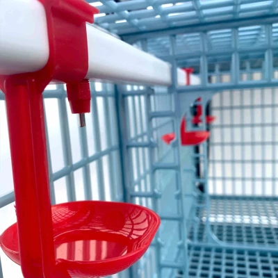 Дополнительный ярус клетки Cimuka Comfortplast для бройлеров 3 секции пластиковый без яйцесборника