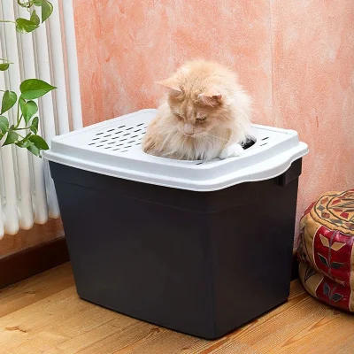 Закрытый туалет с верхним входом Ferplast JUMPY для кошек