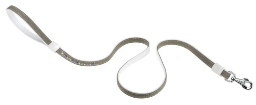 Поводок Ferplast LUX G15/110 бело-серый