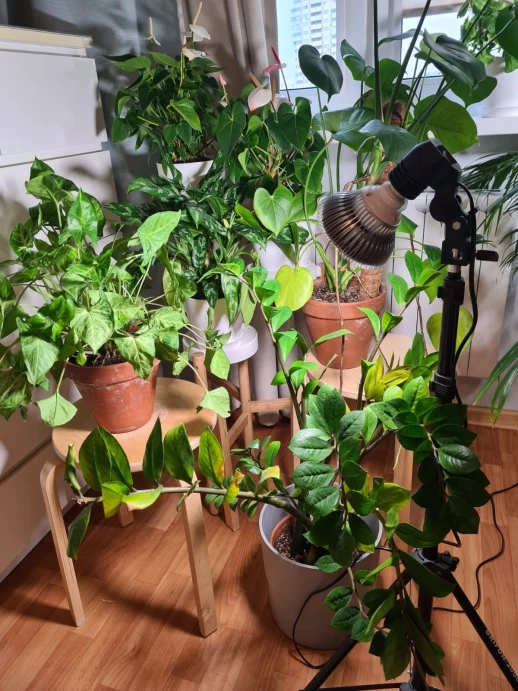 Стойка-тренога под Е27 чёрная