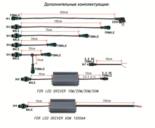 Драйвер для светодиодов 12W 600mA бескорпусной