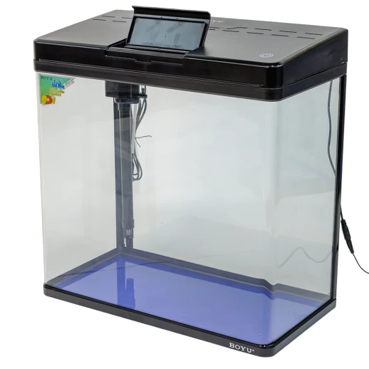 Аквариум Boyu MS-420M 31 л с сенсорным LED светильником и фильтром, черный
