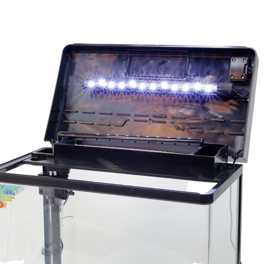 Аквариум Boyu MS-420M 31 л с сенсорным LED светильником и фильтром, черный