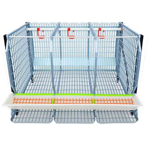 Дополнительный ярус клетки Cimuka Comfortplast для кур-несушек 3 секции 1 ярус высотой 60 см пластиковый