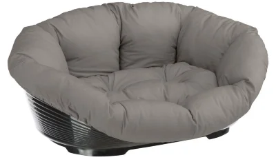 Лежак пластиковый Ferplast SOFA 2 со съемной синей подушкой