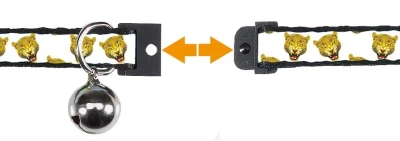 Ошейник Ferplast FANTASIA GAT 5627 нейлоновый с бубенчиком для кошек