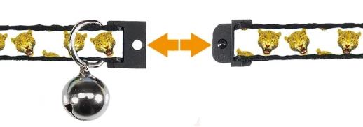 Ошейник Ferplast FANTASIA GAT 5627 нейлоновый с бубенчиком для кошек