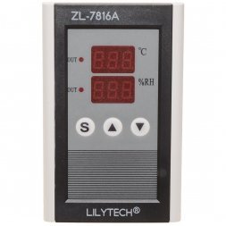 Терморегулятор LILYTECH ZL-7816A бескорпусной (темп + влажность)