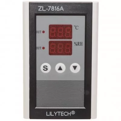 Терморегулятор Lilytech ZL-7816A бескорпусный темп + влажность