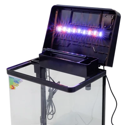 Аквариум Boyu MS-320M 20 л с сенсорным LED светильником и фильтром, черный