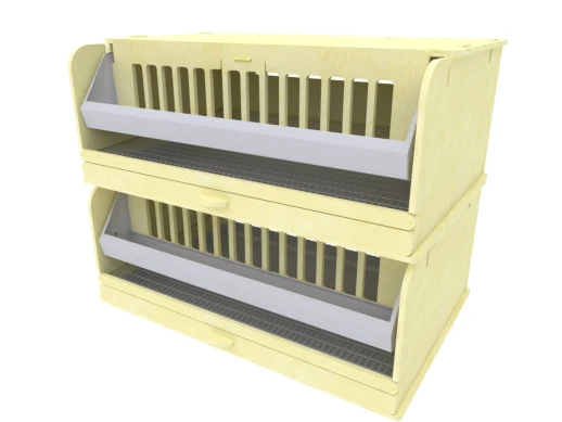 Клетка для перепелов МирПтиц 2XL на 60 перепелов