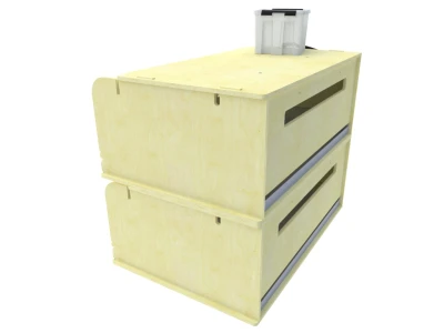 Клетка для перепелов МирПтиц 2XL на 60 перепелов