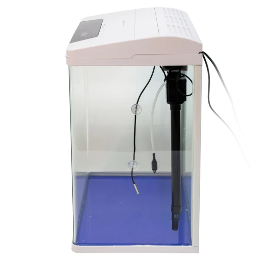 Аквариум Boyu HG-500 панорамный 52 л, LED освещение, дисплей, фильтры, белый