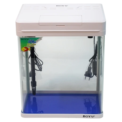 Аквариум Boyu MS-320 20 л с LED светильником и фильтром, белый