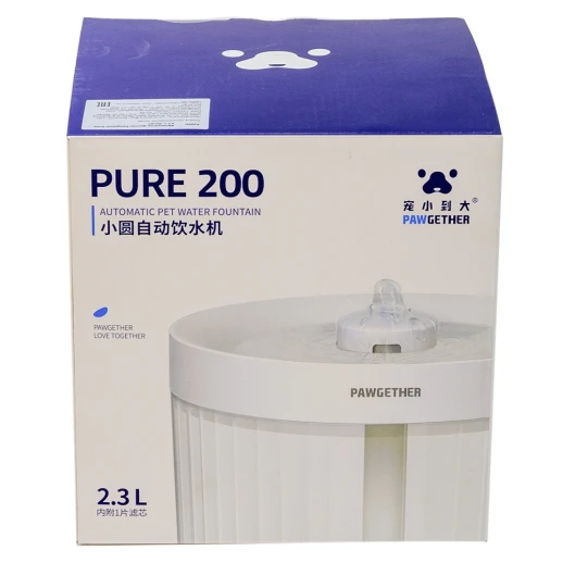 Автопоилка фонтан Pawgether P200 2.3 л розовая