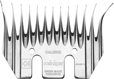 Нижний нож Heiniger Calibre LG2 для стрижки полугрубошерстных и грубошерстных овец 93,5 мм