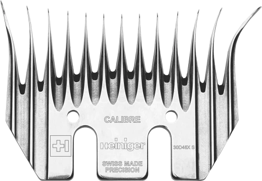 Нижний нож Heiniger Calibre LG2 для стрижки полугрубошерстных и грубошерстных овец 93,5 мм