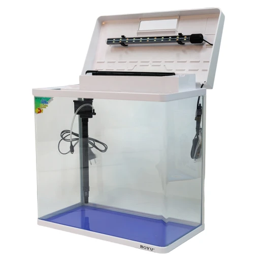 Аквариум Boyu MS-420 31 л с LED светильником и фильтром, белый