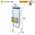 Поилка-кран Ferplast SIPPY 600 куб. см. с креплением для грызунов