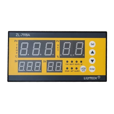 Терморегулятор Lilytech ZL-7918А темп + влажность + переворот + проветривание