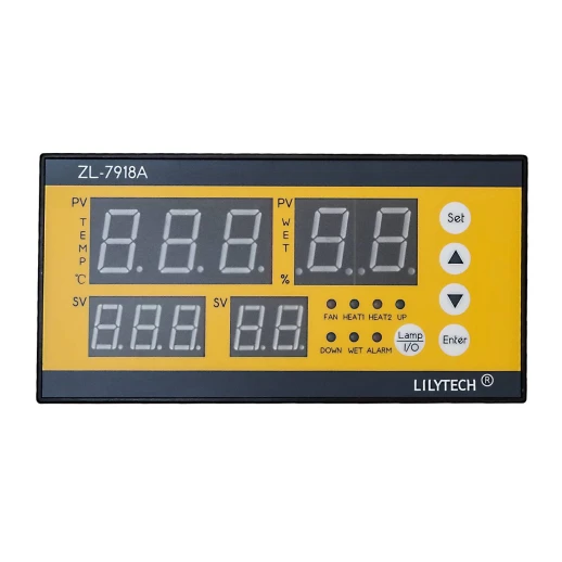 Терморегулятор Lilytech ZL-7918А темп + влажность + переворот + проветривание