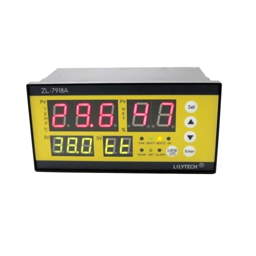 Терморегулятор Lilytech ZL-7918А темп + влажность + переворот + проветривание