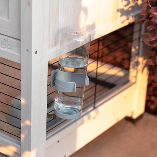 Клетка Ferplast COTTAGE MINI для содержания кроликов на улице деревянная.