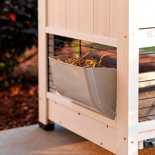 Клетка Ferplast COTTAGE MINI для содержания кроликов на улице деревянная.