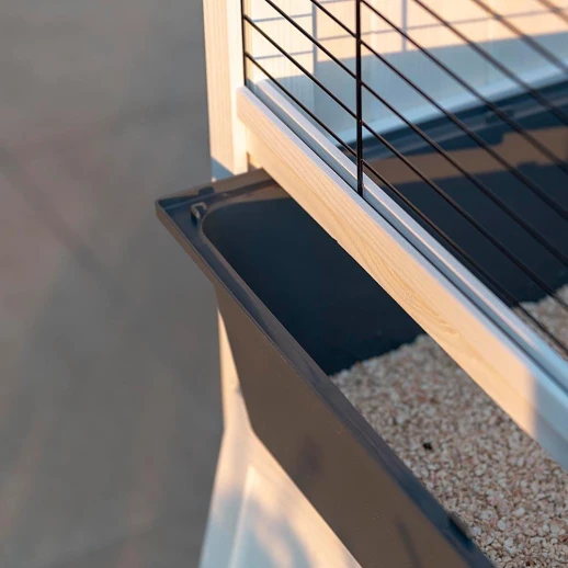 Клетка Ferplast COTTAGE MINI для содержания кроликов на улице деревянная.