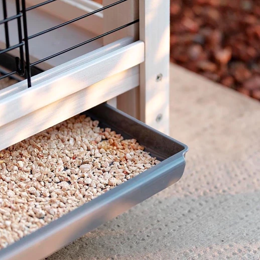 Клетка Ferplast COTTAGE MINI для содержания кроликов на улице деревянная.