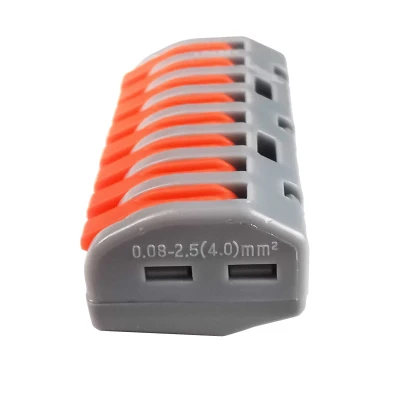 Клеммник быстрозажимной на 8 контактов