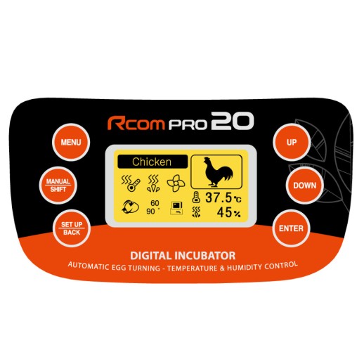 Кнопки панели управления Rcom 20 PRO