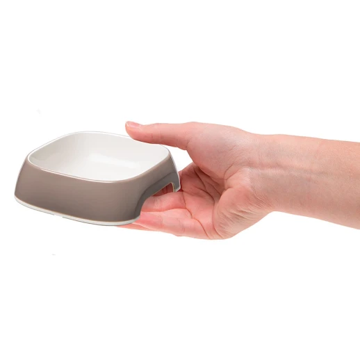 Миска Ferplast GLAM XS пластиковая сизо-серая 0,2 л