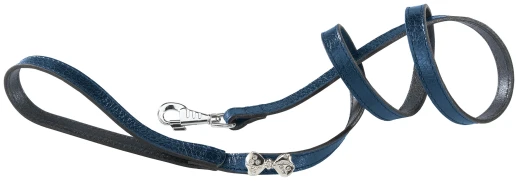 Поводок Ferplast MODA G15/100 синий лакированная кожа