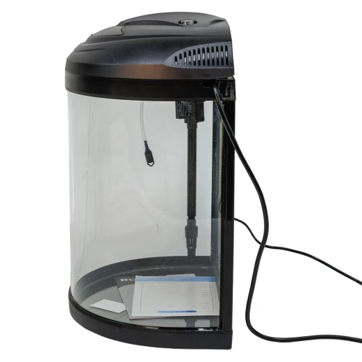 Аквариум Boyu BYG-26 полукруглый 26 л, с фильтром и освещением, черный