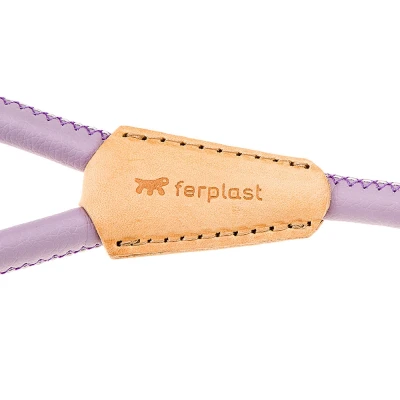 Поводок Ferplast DERBY G7/110 фиолетовый эко-кожа с нейлоновым шнуром