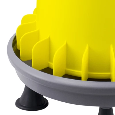 Кормушка бункерная River ARCUS 15 кг. пластик с разделительной решеткой на ножках