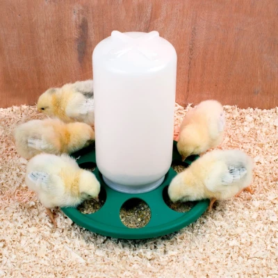 Кормушка бункерная Olba 1 кг. с круглыми отверстиями 7 ячеек