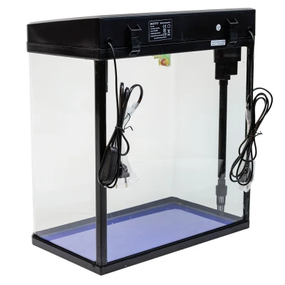 Аквариум Boyu MS-420 31 л с LED светильником и фильтром, черный