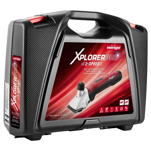 Машинка Heiniger Xplorer Pro 2-Speed для стрижки лошадей и КРС беспроводная