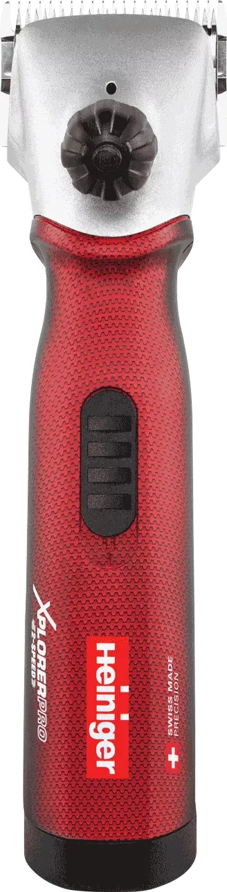 Машинка Heiniger Xplorer Pro 2-Speed для стрижки лошадей и КРС беспроводная