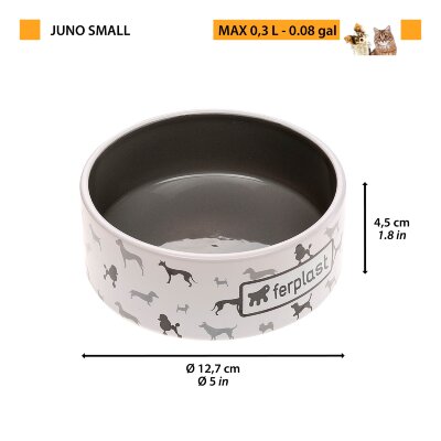 Миска Ferplast JUNO SMALL BOWL керамическая маленькая 0,3л