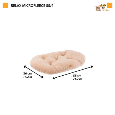 Подушка Ferplast RELAX 55/4 Microfleece коричневая